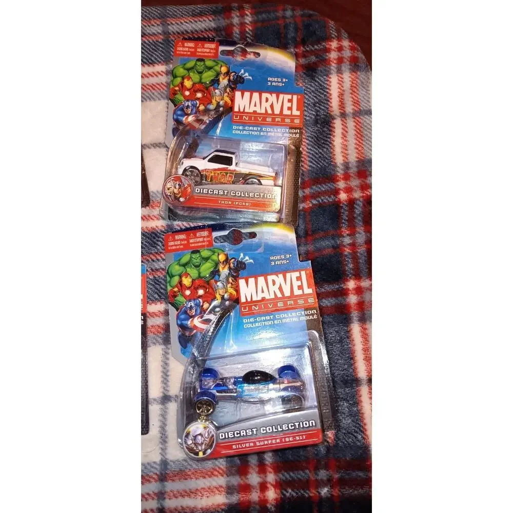 2012 Maisto Marvel Universe 1/63 Scale Die-Cast Car Lot Of 7 Red Skull Surfer